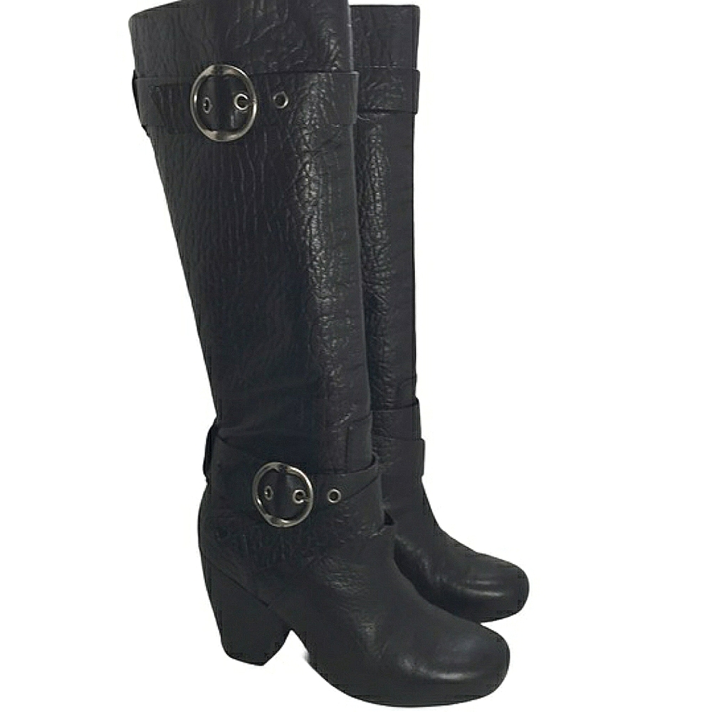 Lucky Brand black leather boots